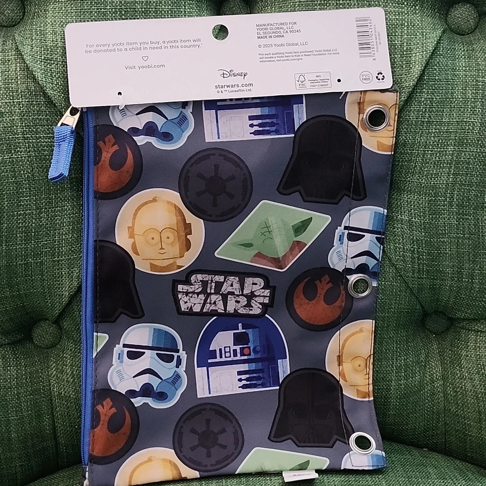 Yoobi Star Wars Character Binder Zip Case